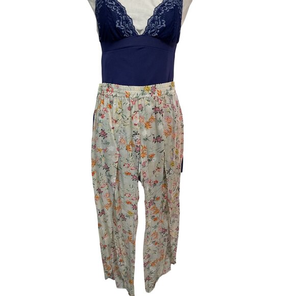 On The Road Other - Womens Floral Lounge Pajama Pants Small 100% Rayon